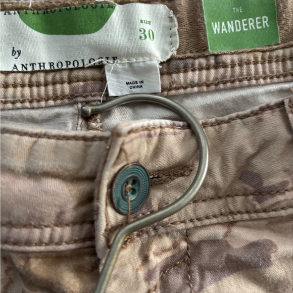 Anthropologie Desert Camo Cargo Shorts sz 30 - Picture 2 of 5